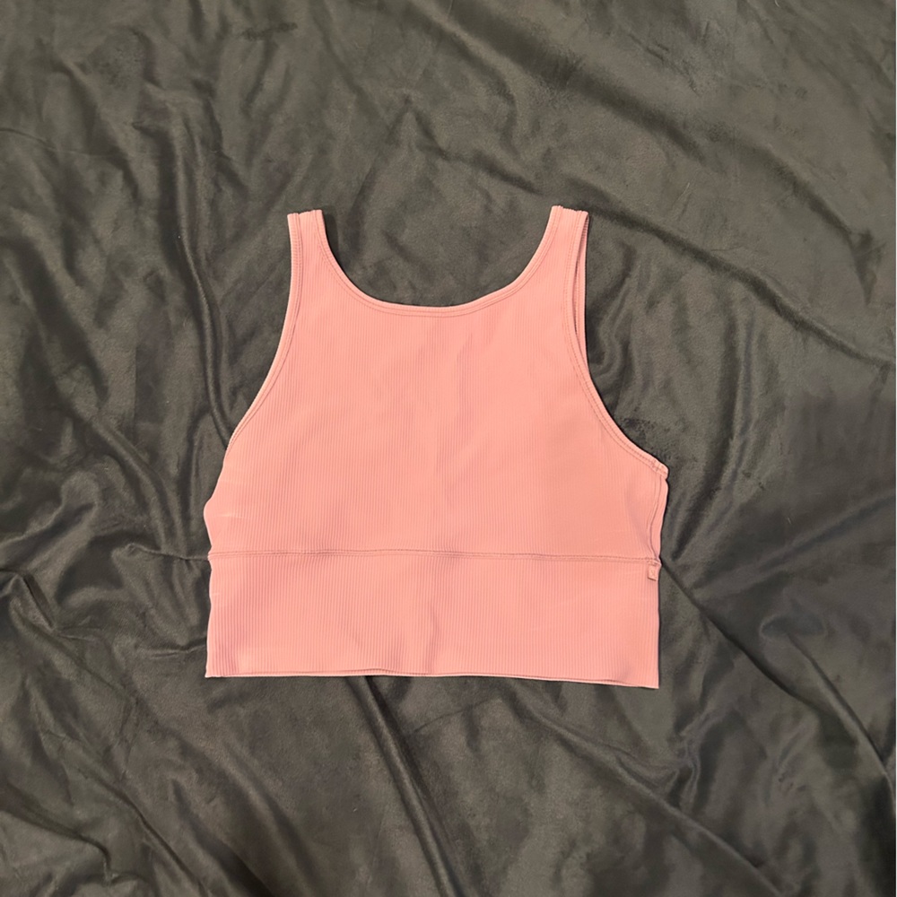 Lululemon reversible ribbed tank, wisteria purple, size 10. Style is discontinue